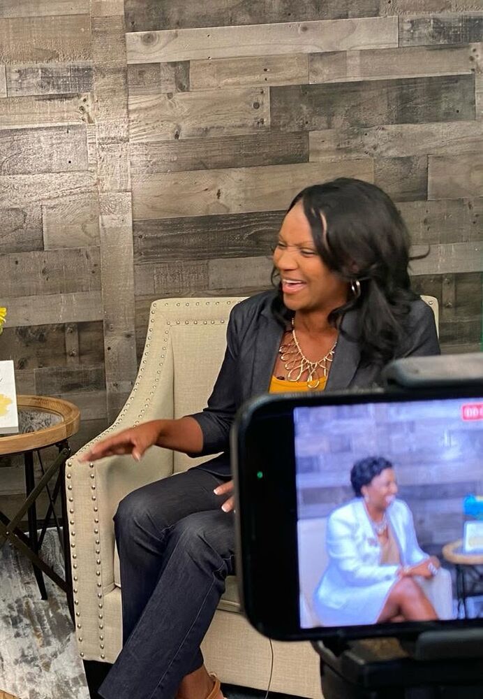 Dr. Bell being interviewed on Bee TV